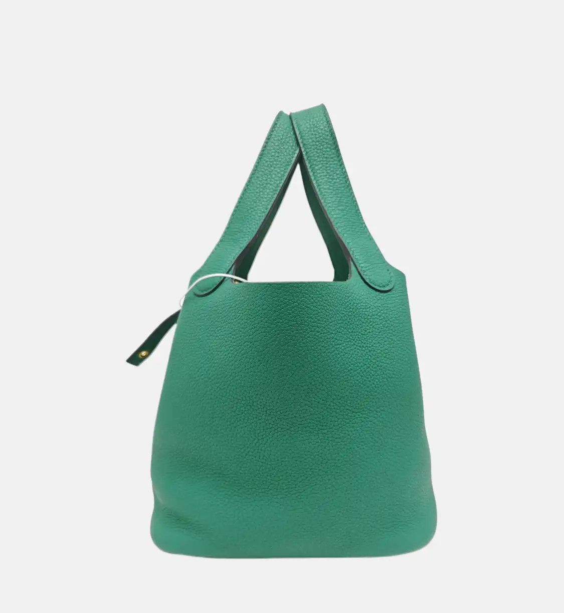 Hermes Hermes Picotin Lock 18 velvet green Clemence cowhide leather picotin handbag gol Size ONE SIZE - 3 Thumbnail