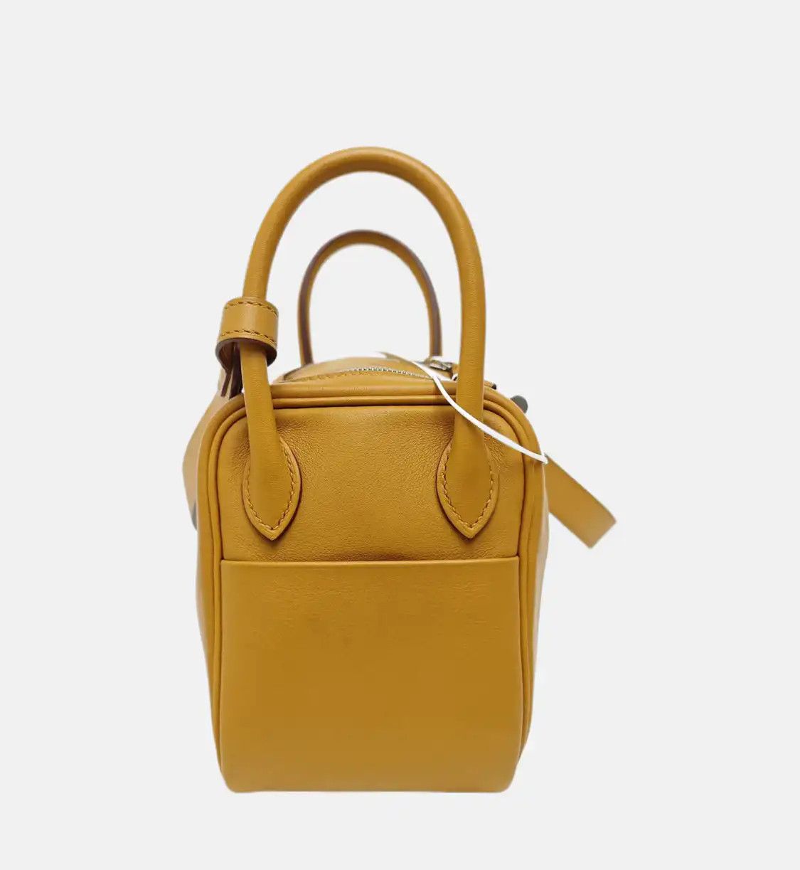 Hermes Hermes Lindy linen Swift cowhide leather shoulder bag silver hardware Y Size ONE SIZE - 4 Thumbnail