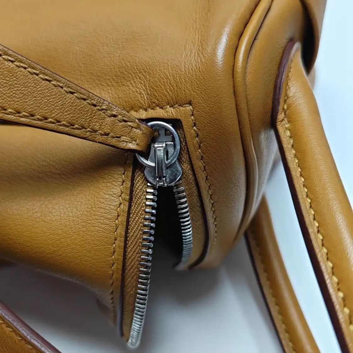 Hermes Hermes Lindy linen Swift cowhide leather shoulder bag silver hardware Y Size ONE SIZE - 12 Thumbnail