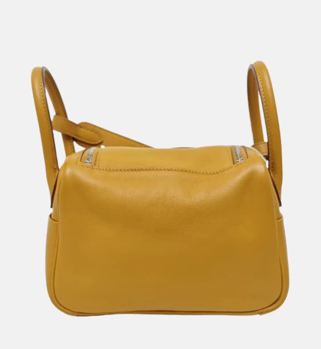 Hermes Hermes Lindy linen Swift cowhide leather shoulder bag silver hardware Y Size ONE SIZE - 5 Thumbnail