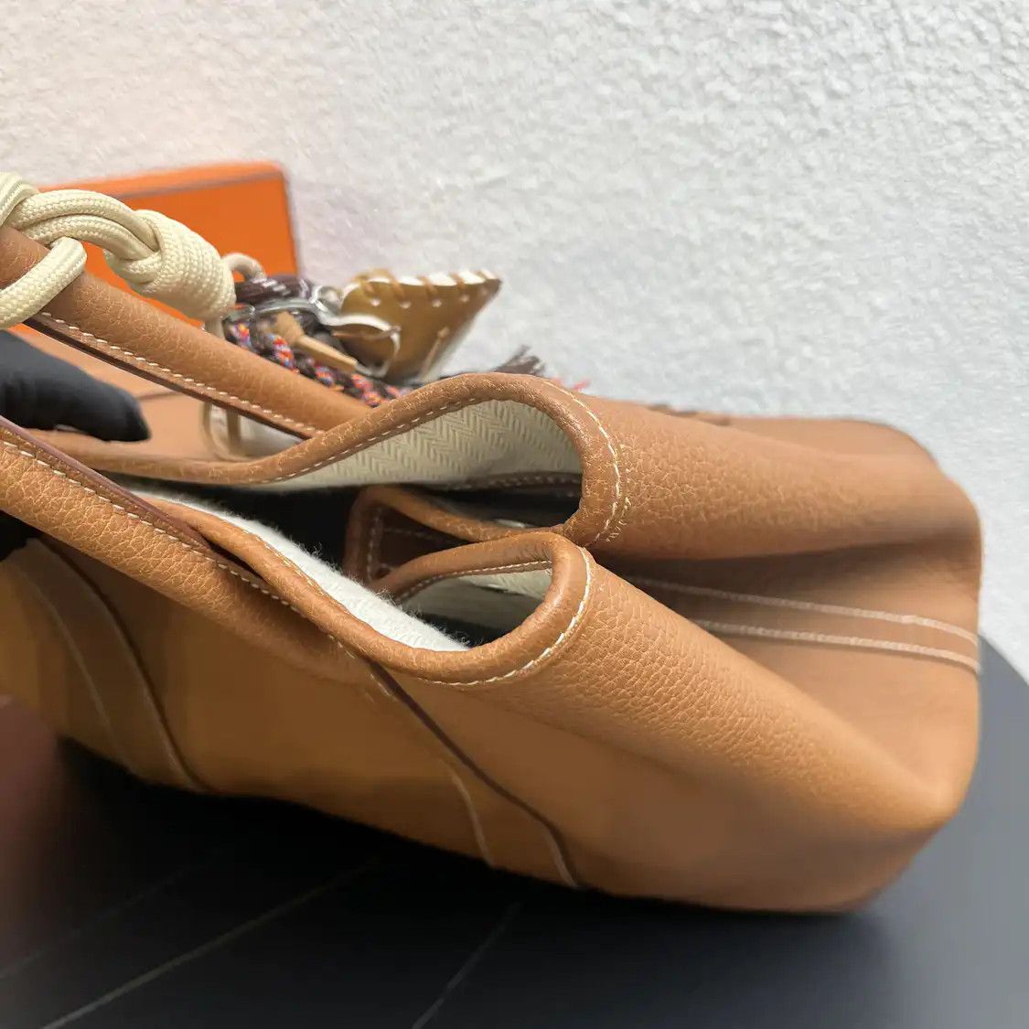 Hermes Hermes Garden Party 36 Gold Brown Negondacowhide leather Garden Party handbag si Size ONE SIZE - 9 Thumbnail