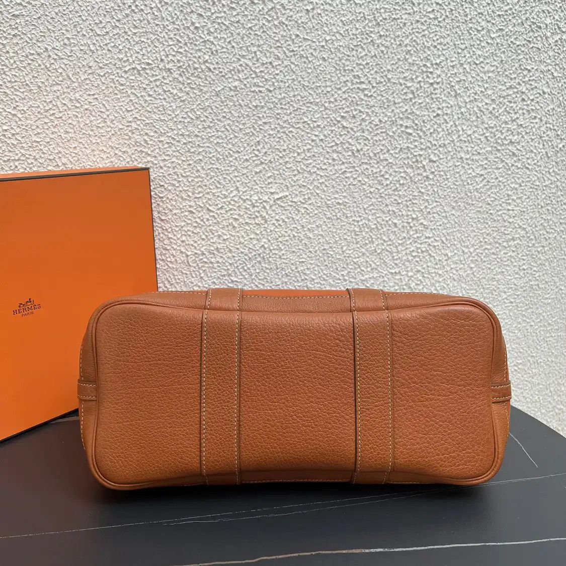 Hermes Hermes Garden Party 30 Hermes orange canvas Garden Party crossbody bag silver ha Size ONE SIZE - 6 Thumbnail