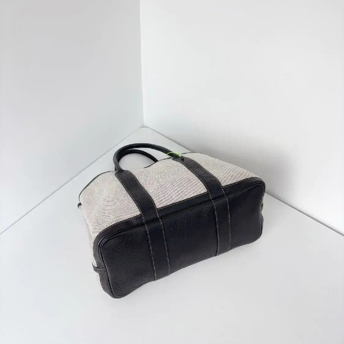 Hermes Hermes Garden Party 36 milkshake white canvas Garden Party shoulder bag silver h Size ONE SIZE - 5 Thumbnail