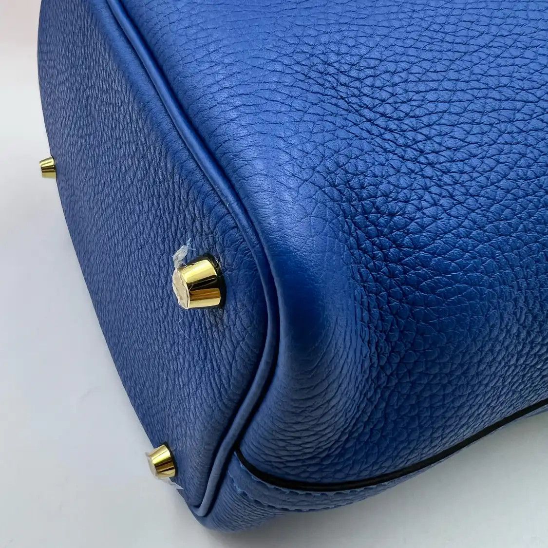 Hermes Hermes Picotin Lock 18 Prussian Blue Clemence cowhide leather picotin handbag go Size ONE SIZE - 12 Thumbnail