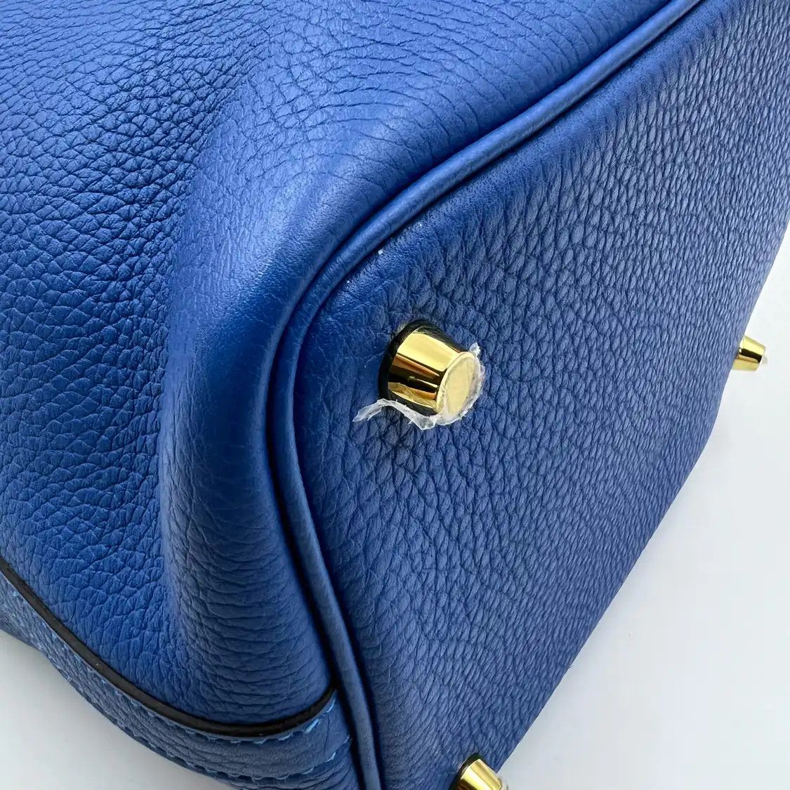 Hermes Hermes Picotin Lock 18 Prussian Blue Clemence cowhide leather picotin handbag go Size ONE SIZE - 13 Thumbnail