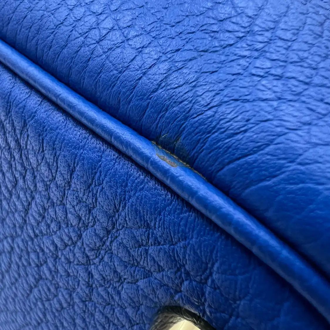 Hermes Hermes Picotin Lock 18 Prussian Blue Clemence cowhide leather picotin handbag go Size ONE SIZE - 15 Thumbnail
