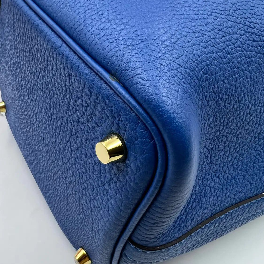 Hermes Hermes Picotin Lock 18 Prussian Blue Clemence cowhide leather picotin handbag go Size ONE SIZE - 14 Thumbnail