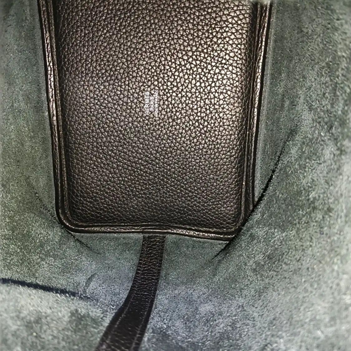 Hermes Hermes Picotin Lock 18 black Clemence cowhide leather picotin handbag silver har Size ONE SIZE - 7 Thumbnail