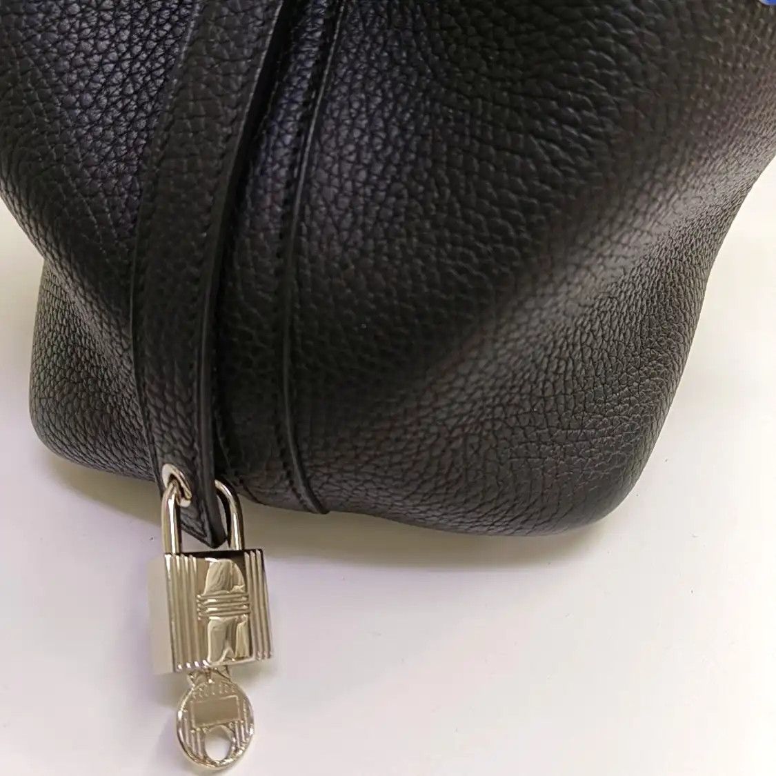 Hermes Hermes Picotin Lock 18 black Clemence cowhide leather picotin handbag silver har Size ONE SIZE - 9 Thumbnail