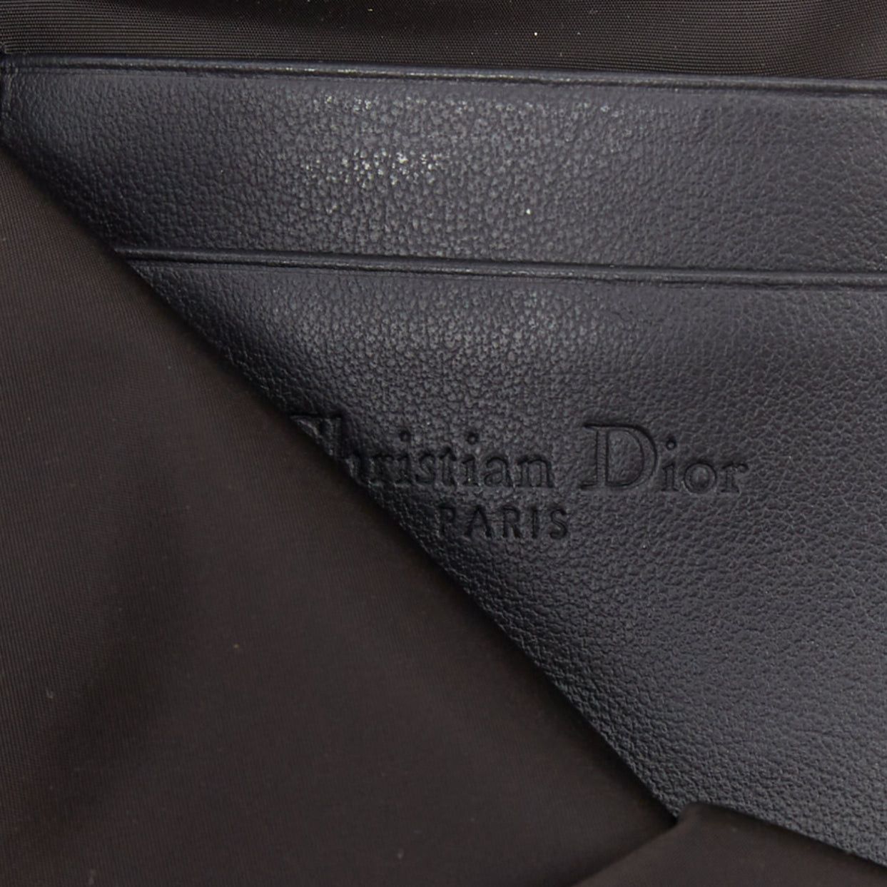Dior CHRISTIAN DIOR 2021 DiorTravel navy blue white Toile de Jouy technical neck pouch bag Size ONE SIZE - 8 Thumbnail