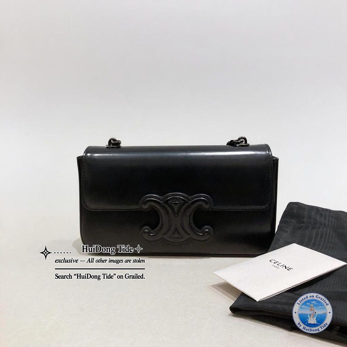 Celine Celine Triomphe Chain Shoulder Bag Size ONE SIZE - 8 Thumbnail