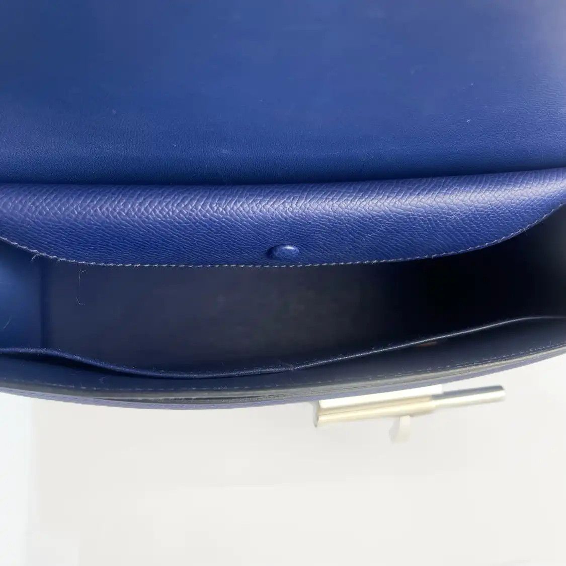 Hermes Hermes Verrou 21 blue cowhide leather Verrou bolt bag shoulder bag silver hardwa Size ONE SIZE - 6 Thumbnail