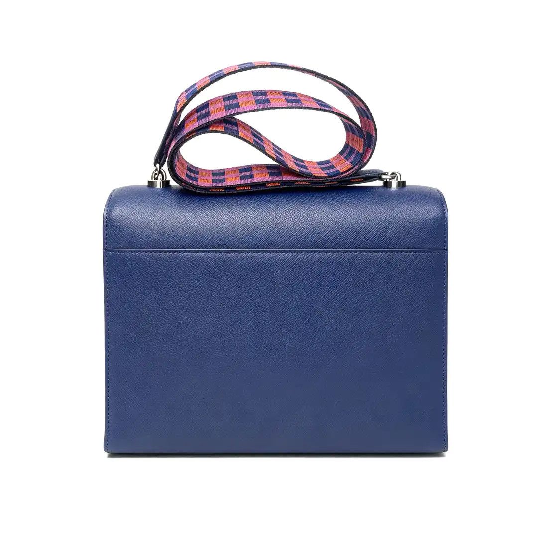 Hermes Hermes Verrou 21 blue cowhide leather Verrou bolt bag shoulder bag silver hardwa Size ONE SIZE - 4 Thumbnail