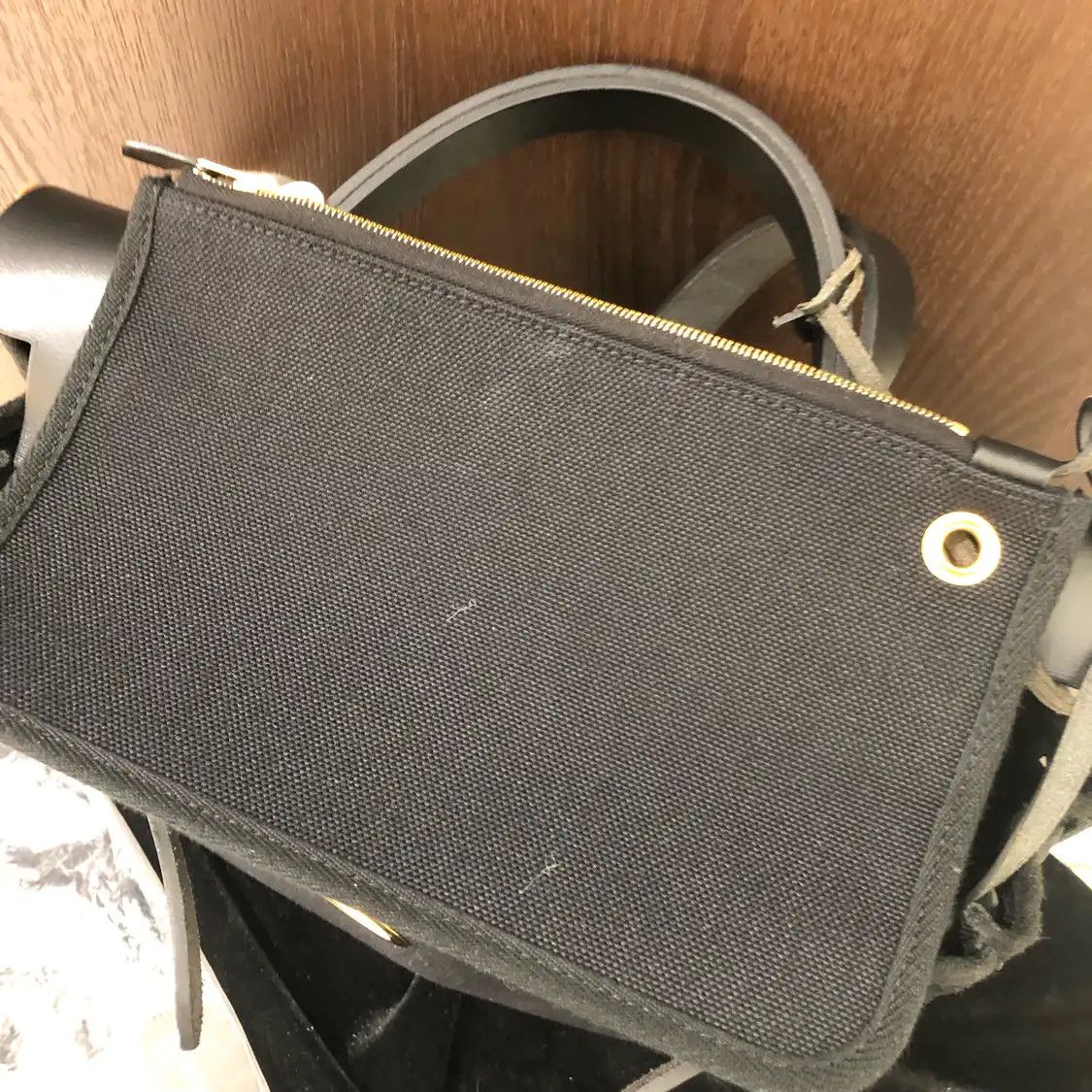 Hermes Hermes Herbag 31 navy blue canvas handbag silver hardware U Size ONE SIZE - 8 Thumbnail