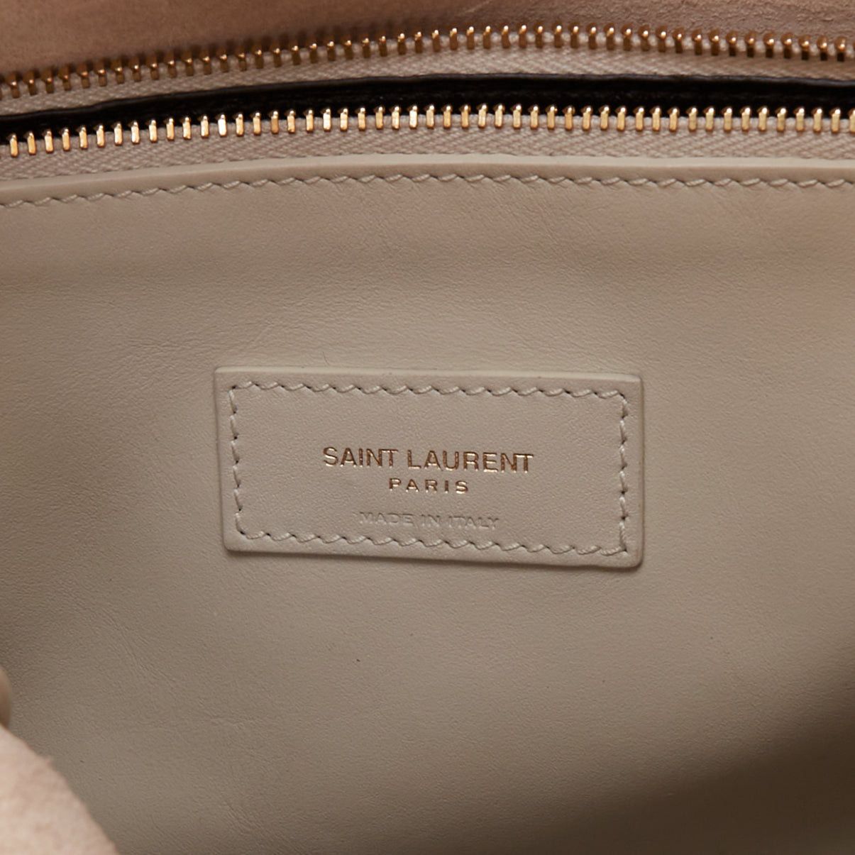 Saint Laurent Paris SAINT LAURENT 2024 Le 5 a 7 off white supple calfskin YSL logo Large hobo tote bag Size ONE SIZE - 10 Thumbnail