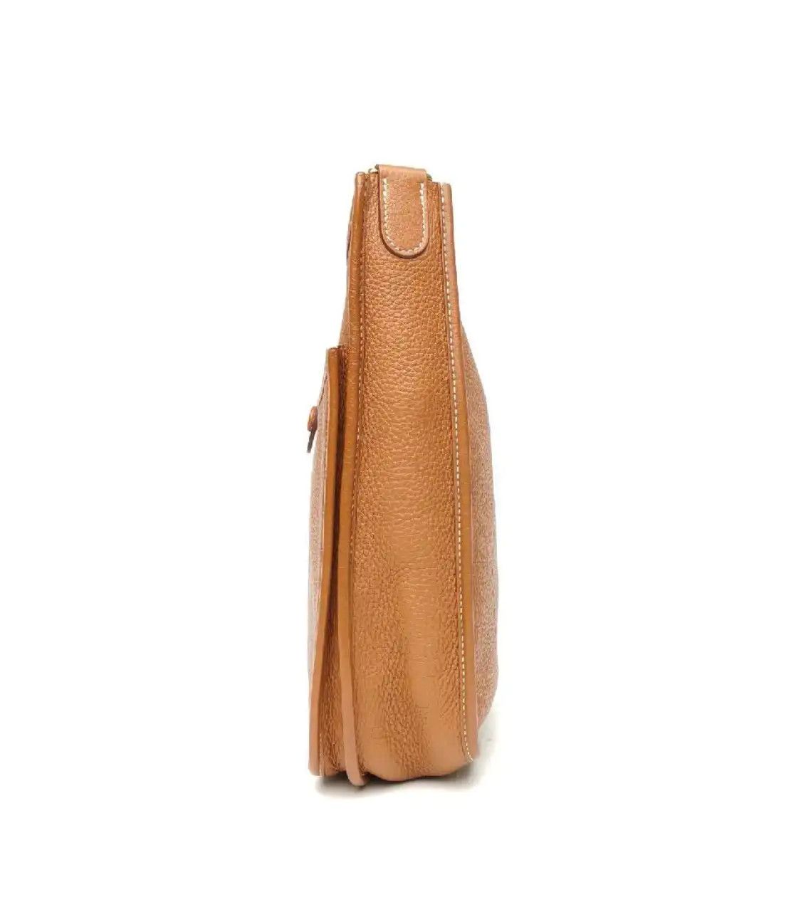 Hermes Hermes Evelyne Small Gold Brown Clemence cowhide leather shoulder bag gold hardw Size ONE SIZE - 5 Thumbnail