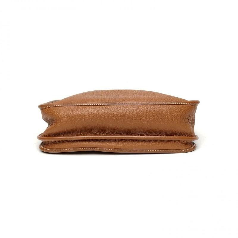 Hermes Hermes Evelyne Small Gold Brown Clemence cowhide leather shoulder bag gold hardw Size ONE SIZE - 9 Thumbnail