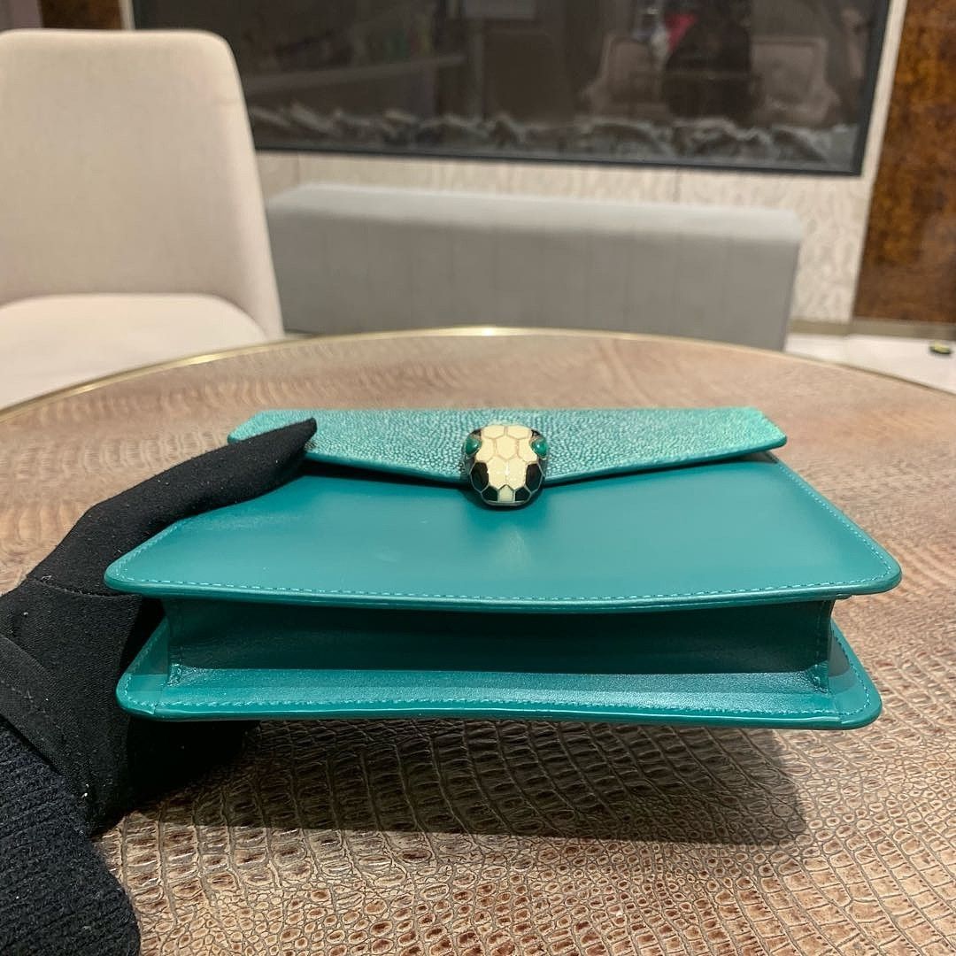 Bvlgari BVLGARI Serpenti Forever Stingray Shoulder Bag Size ONE SIZE - 6 Thumbnail