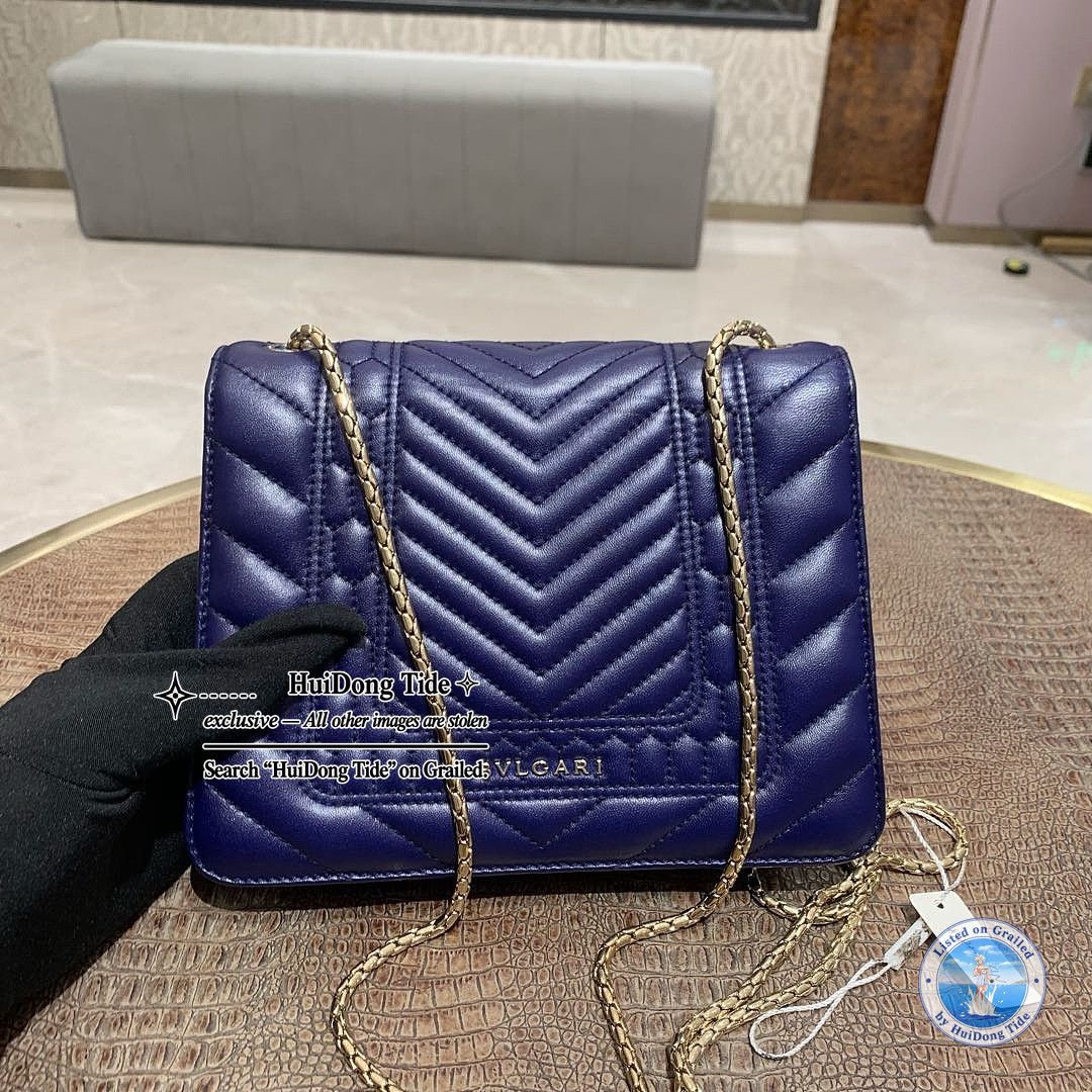 Bvlgari BVLGARI Quilted Leather Serpenti Shoulder Bag Size ONE SIZE - 2 Thumbnail