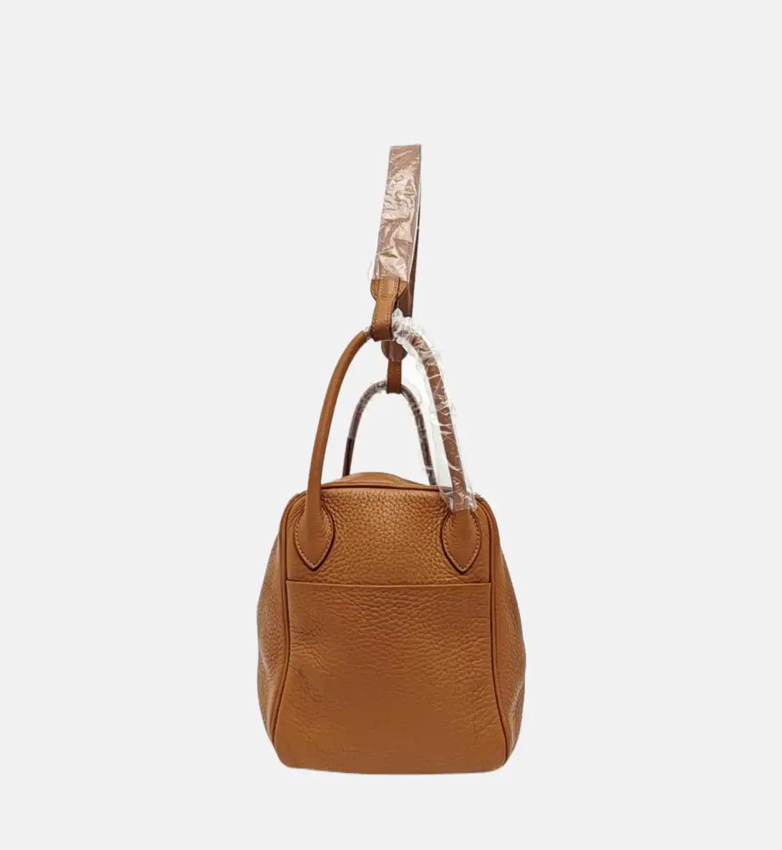 Hermes Hermes Lindy 30 Gold Brown Clemence cowhide leather Lindy bag shoulder bag handb Size ONE SIZE - 4 Thumbnail