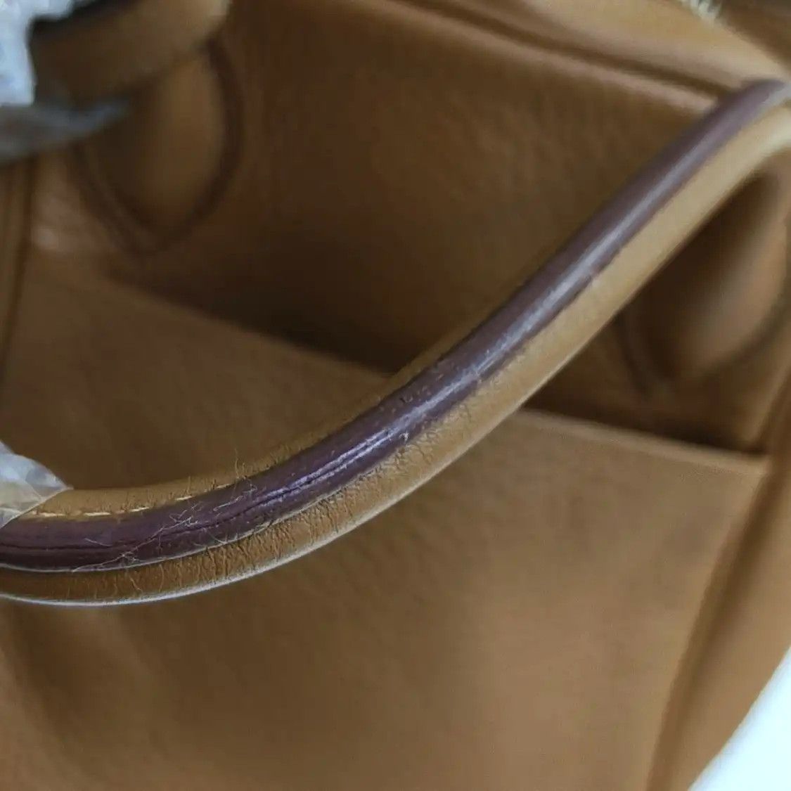 Hermes Hermes Lindy 30 Gold Brown Clemence cowhide leather Lindy bag shoulder bag handb Size ONE SIZE - 9 Thumbnail