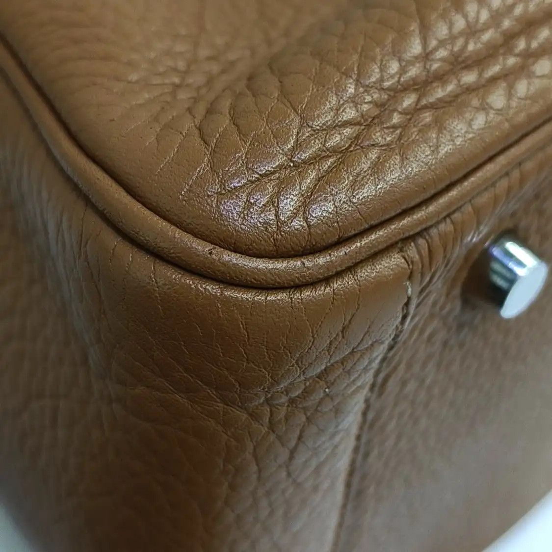 Hermes Hermes Lindy 30 Gold Brown Clemence cowhide leather Lindy bag shoulder bag handb Size ONE SIZE - 12 Thumbnail