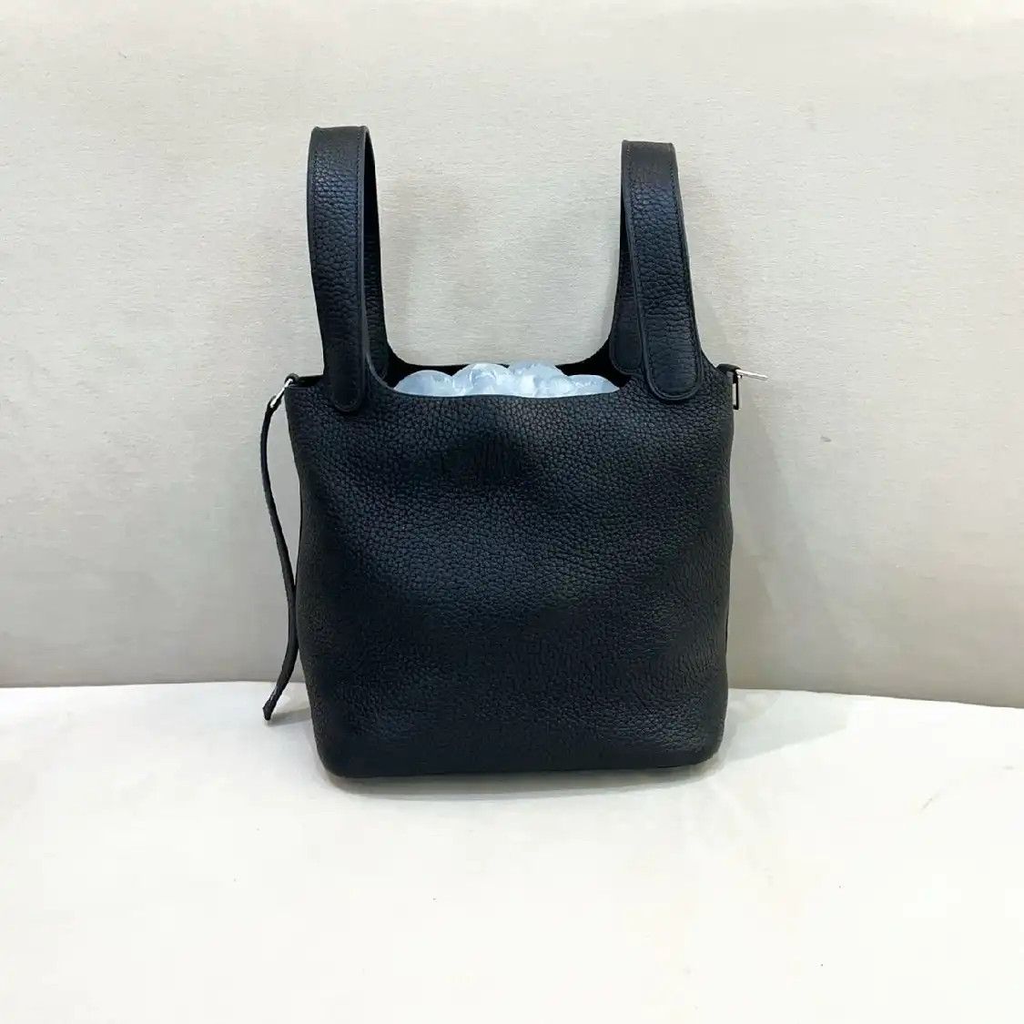 Hermes Hermes Picotin Lock 18 black Clemence cowhide leather picotin handbag silver har Size ONE SIZE - 2 Thumbnail