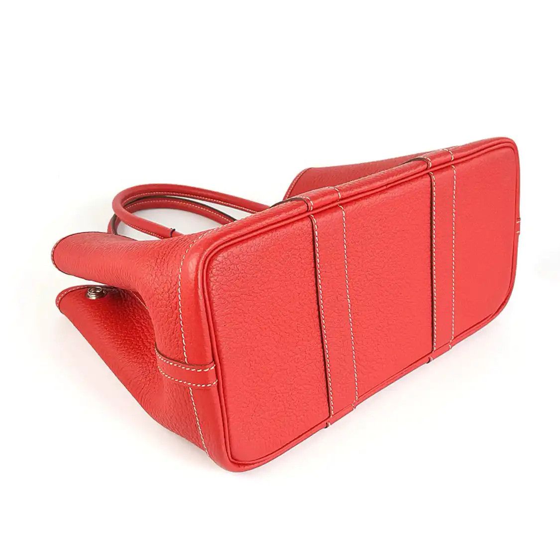 Hermes Hermes Garden Party 30 red Negondacowhide leather Garden Party handbag silver ha Size ONE SIZE - 8 Thumbnail