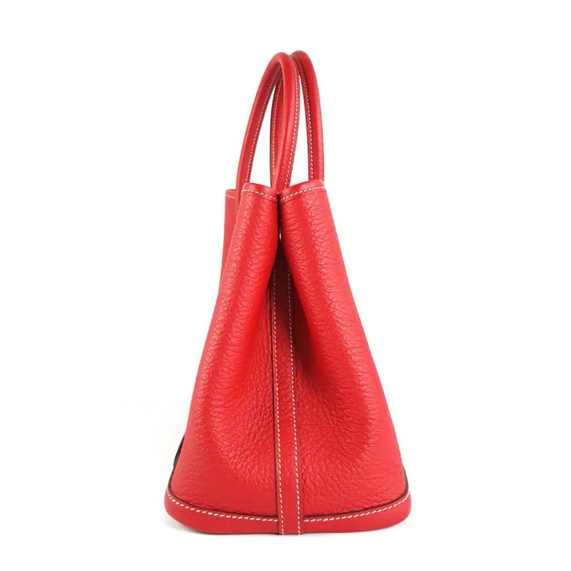 Hermes Hermes Garden Party 30 red Negondacowhide leather Garden Party handbag silver ha Size ONE SIZE - 2 Thumbnail