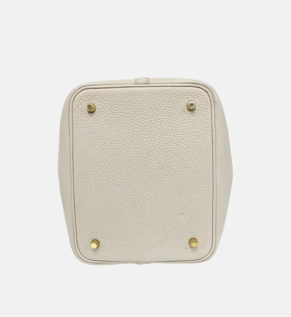 Hermes Hermes Picotin Lock 22 milkshake white Clemence cowhide leather picotin handbag Size ONE SIZE - 6 Thumbnail