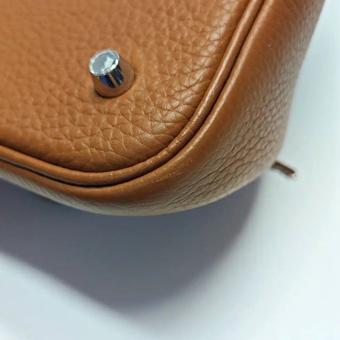 Hermes Hermes Picotin Lock 22 Gold Brown Clemence cowhide leather picotin handbag silve Size ONE SIZE - 9 Thumbnail