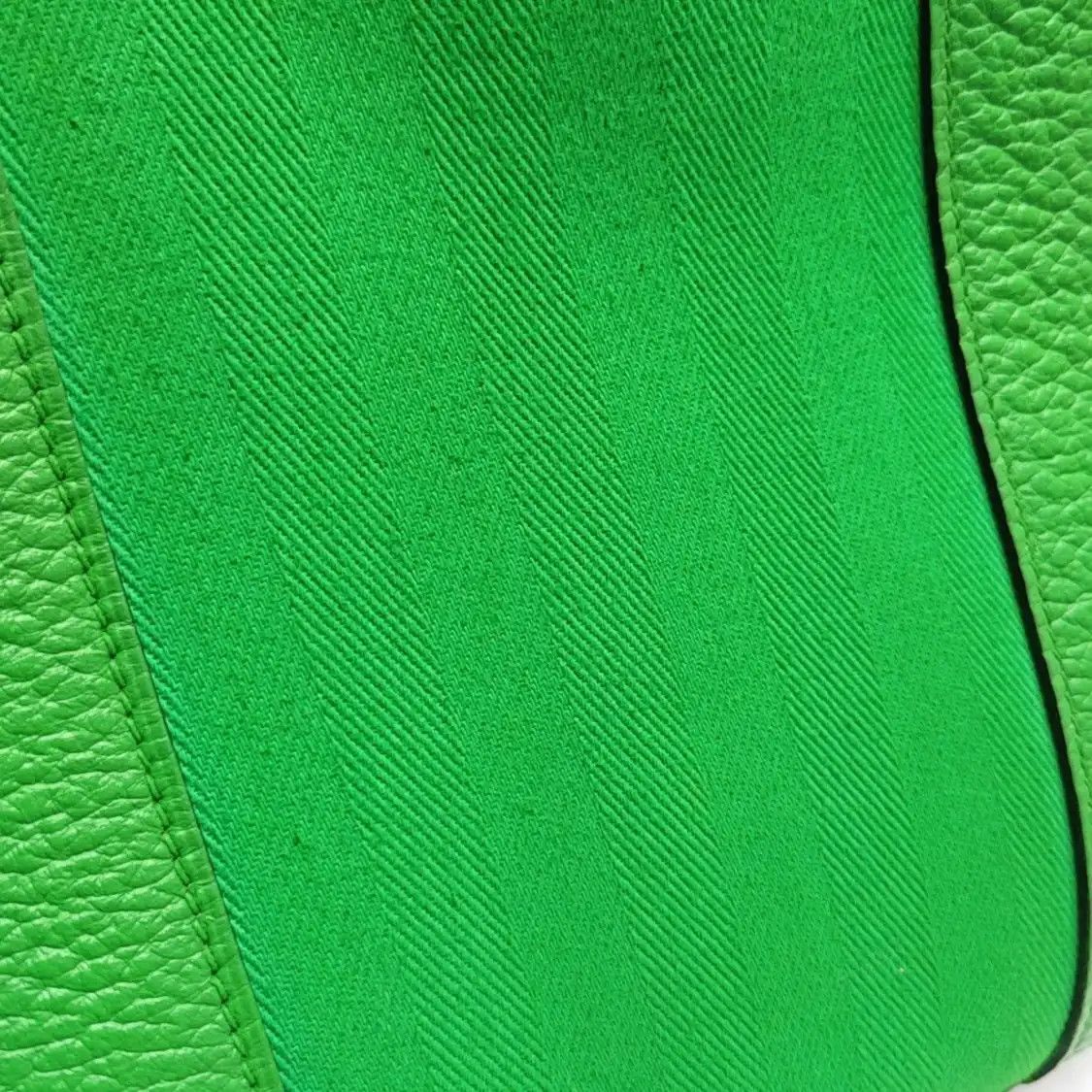 Hermes Hermes Garden Party 36 Vert Cactus canvas Garden Party handbag silver hardware Size ONE SIZE - 8 Thumbnail