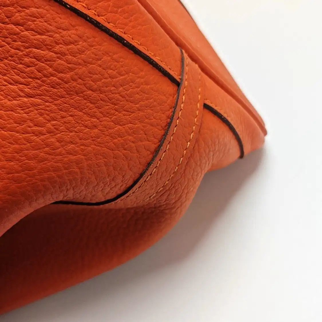 Hermes Hermes Garden Party Flame Orange Negondacowhide leather Garden Party handbag sil Size ONE SIZE - 12 Thumbnail