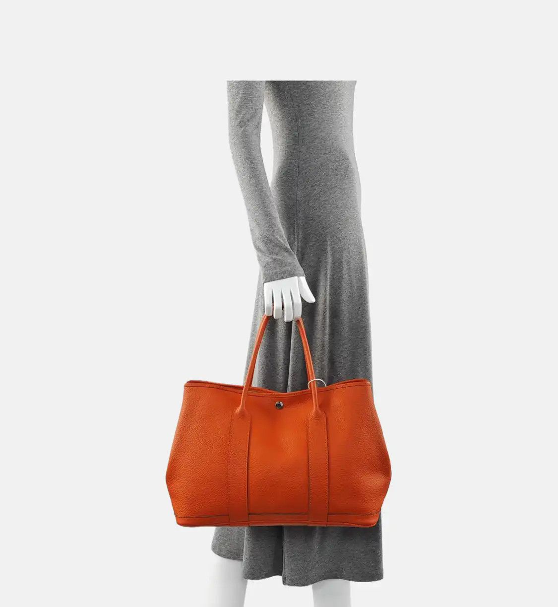 Hermes Hermes Garden Party Flame Orange Negondacowhide leather Garden Party handbag sil Size ONE SIZE - 2 Thumbnail