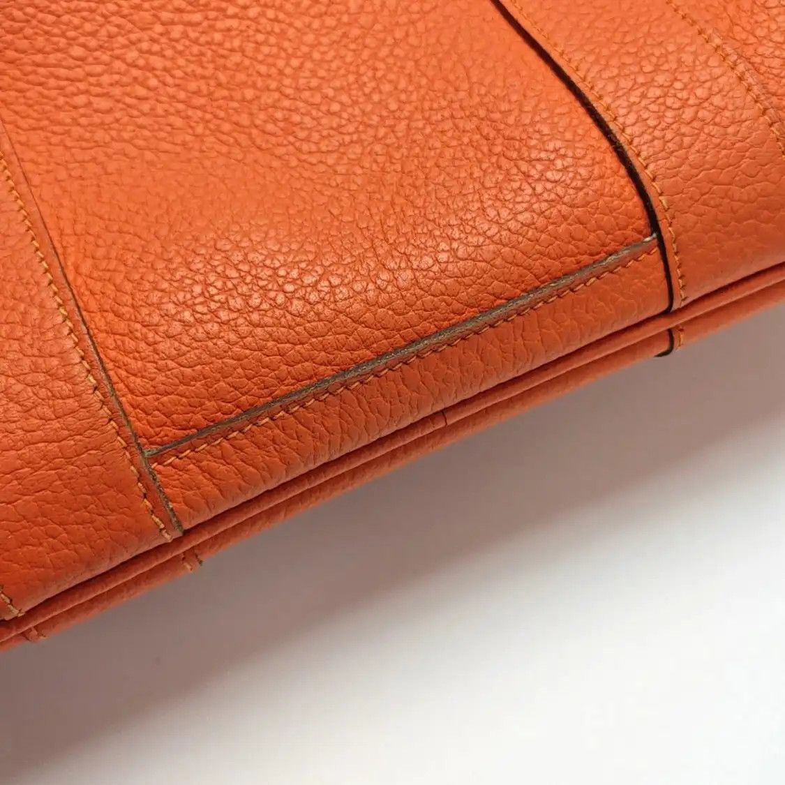 Hermes Hermes Garden Party Flame Orange Negondacowhide leather Garden Party handbag sil Size ONE SIZE - 13 Thumbnail