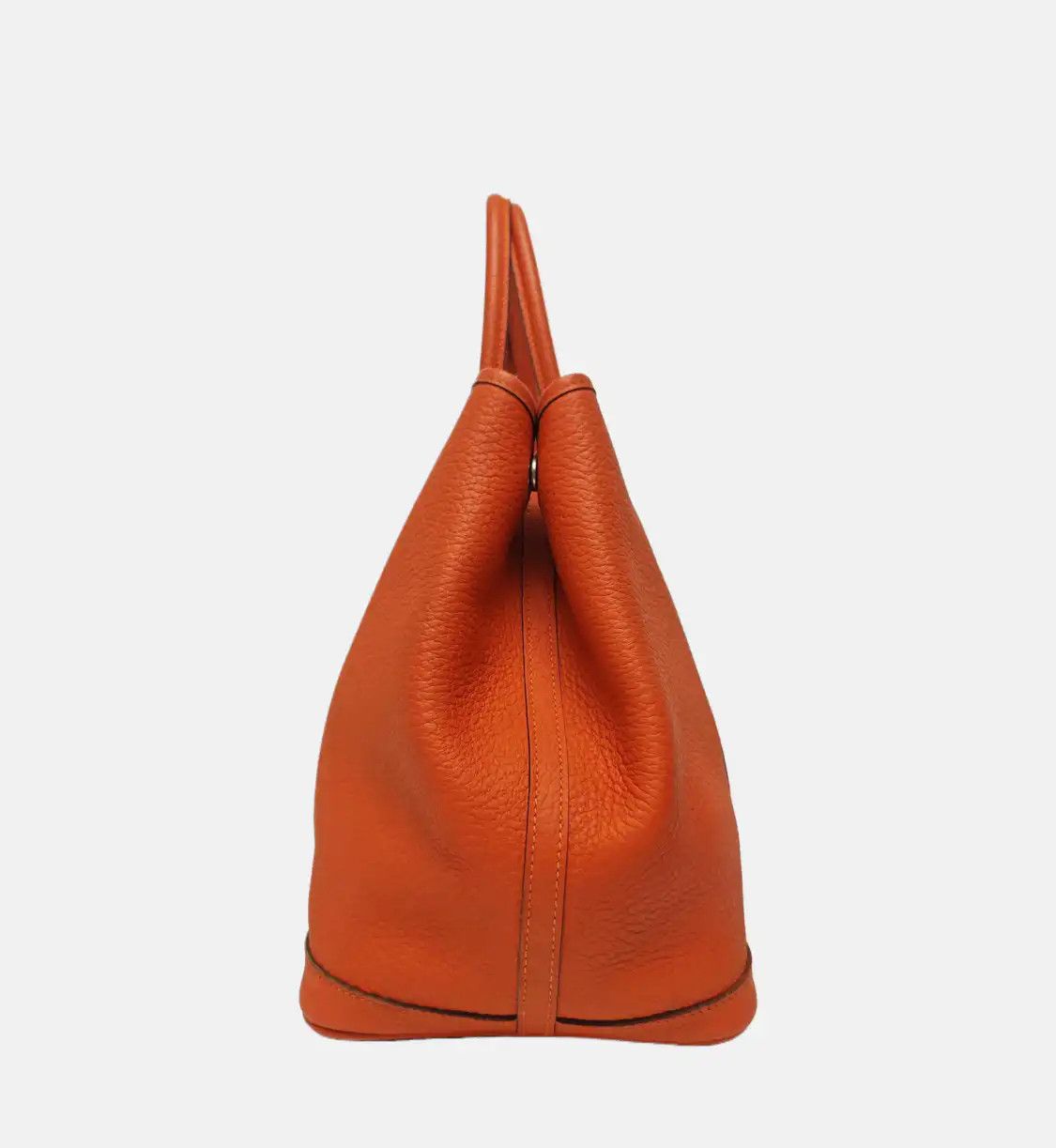 Hermes Hermes Garden Party Flame Orange Negondacowhide leather Garden Party handbag sil Size ONE SIZE - 3 Thumbnail