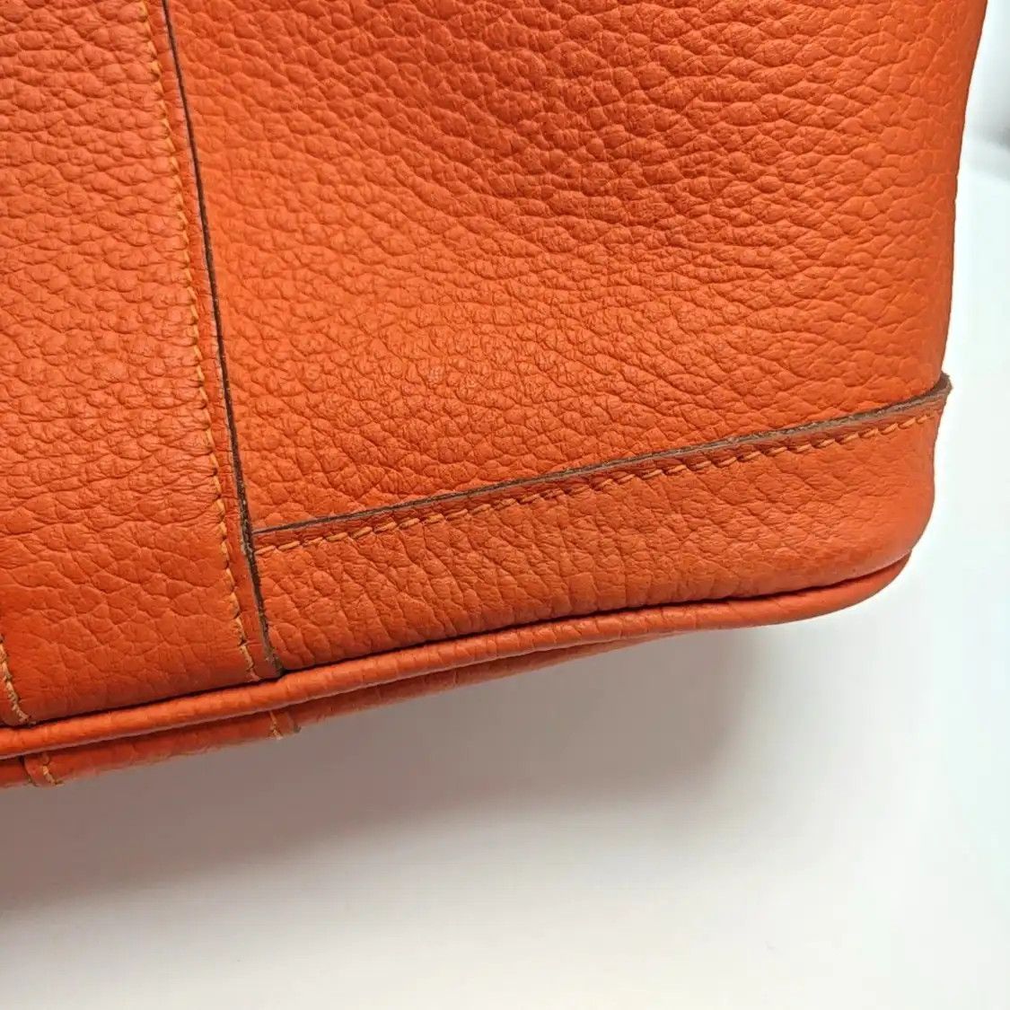 Hermes Hermes Garden Party Flame Orange Negondacowhide leather Garden Party handbag sil Size ONE SIZE - 8 Thumbnail