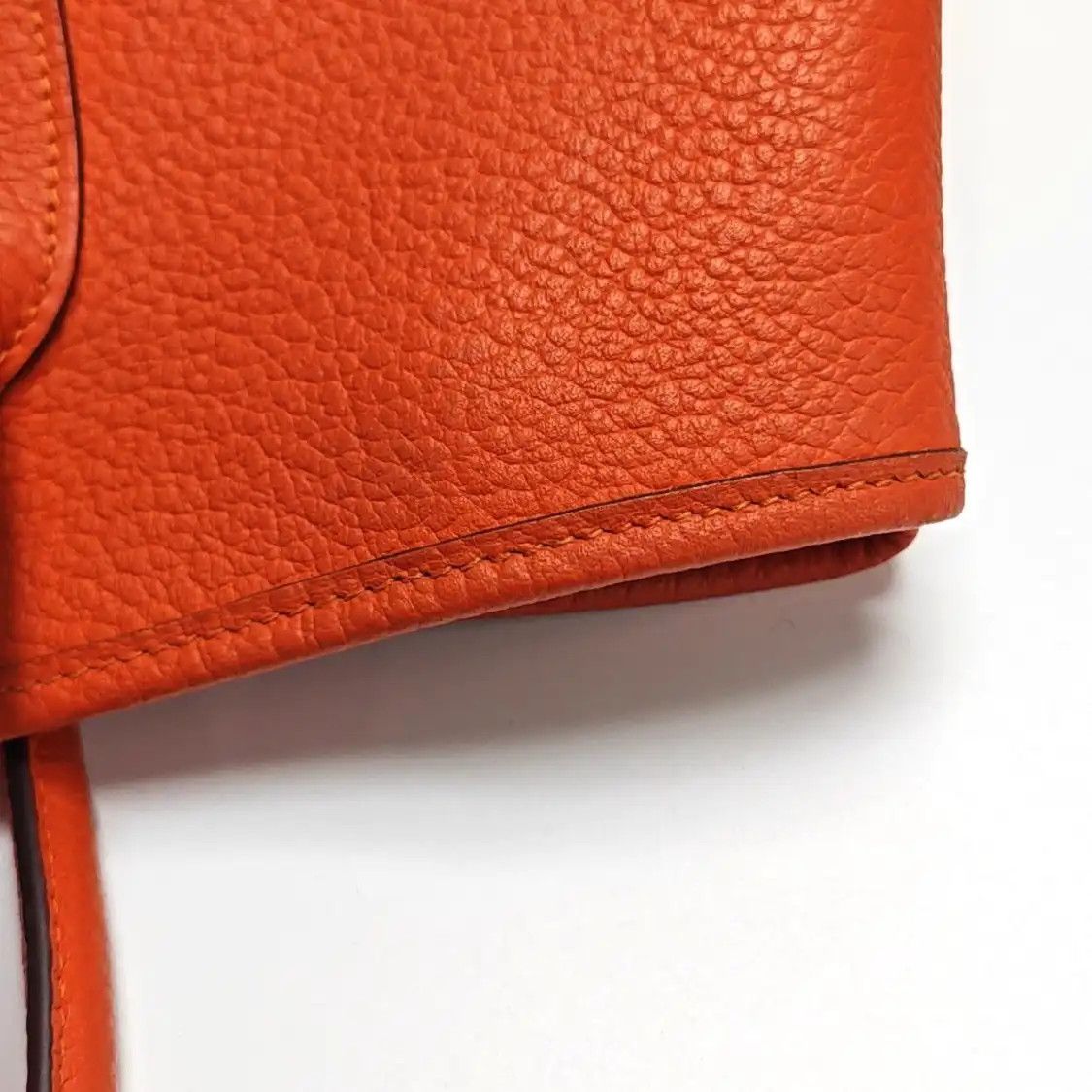Hermes Hermes Garden Party Flame Orange Negondacowhide leather Garden Party handbag sil Size ONE SIZE - 17 Thumbnail