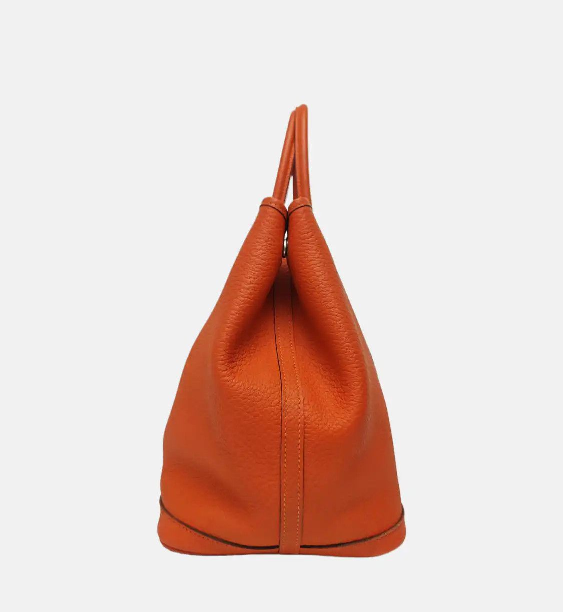 Hermes Hermes Garden Party Flame Orange Negondacowhide leather Garden Party handbag sil Size ONE SIZE - 4 Thumbnail