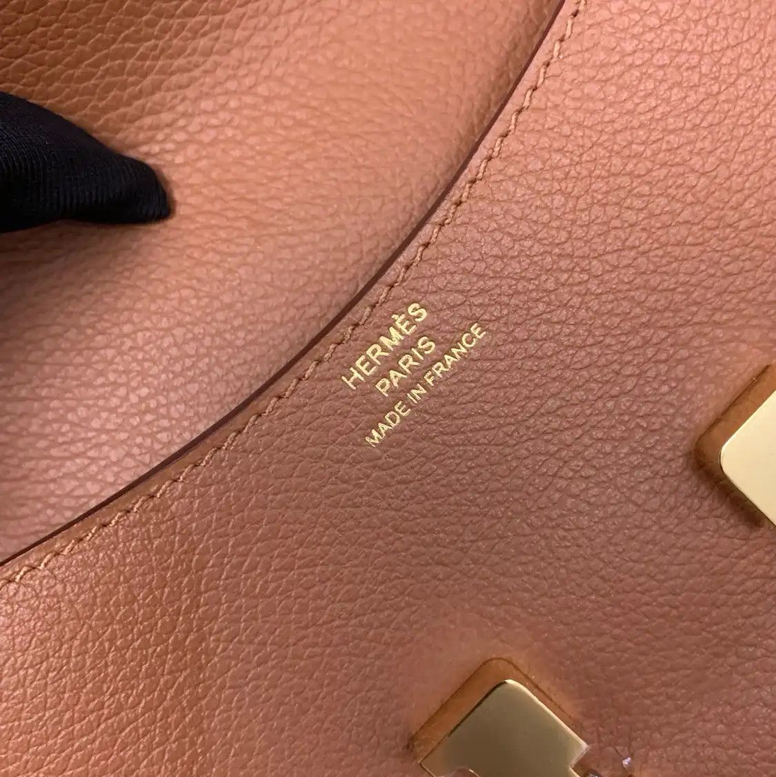 Hermes Hermes Constance Slim Gold Brown Evercolor cowhide leather Constance bag shoulde Size ONE SIZE - 9 Thumbnail