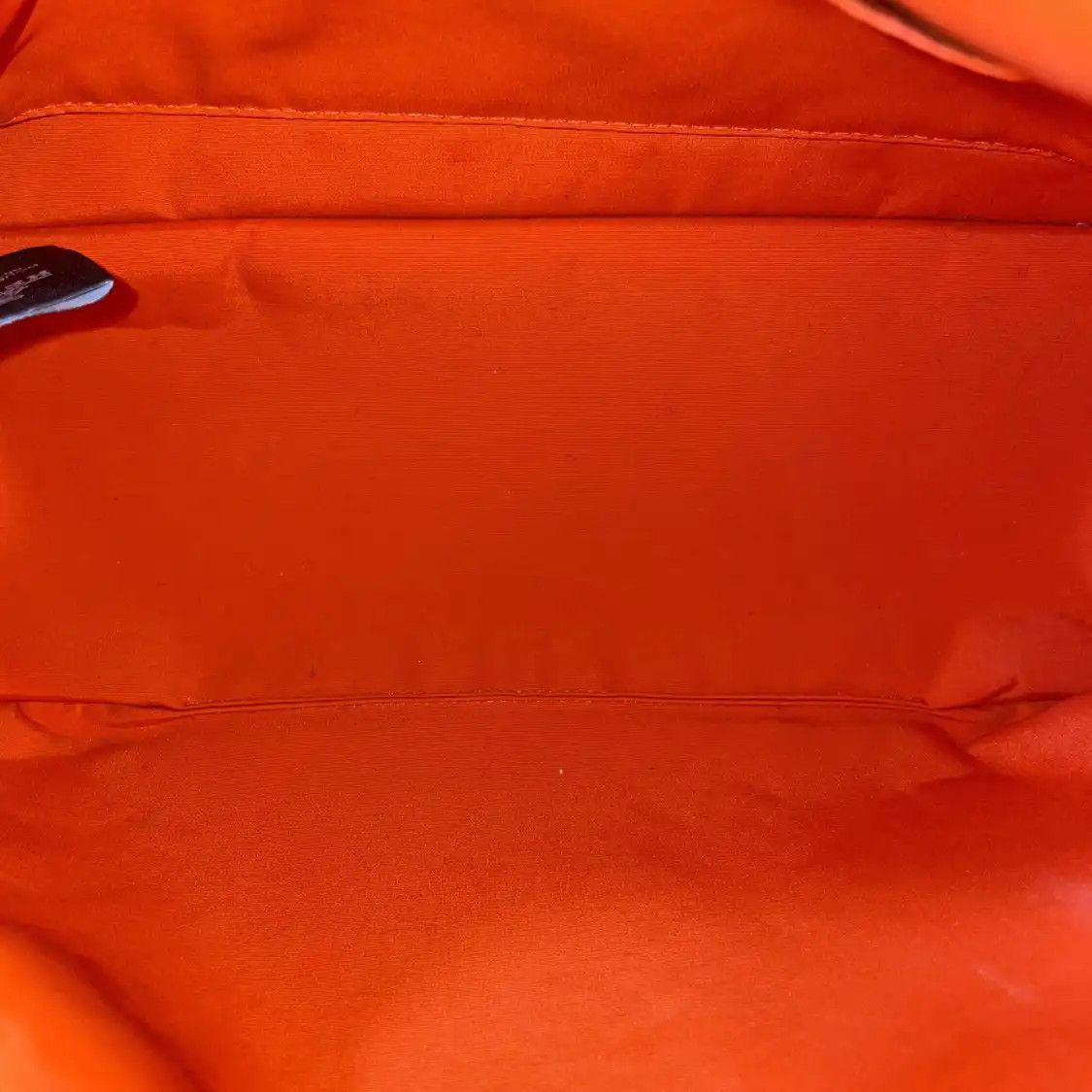 Hermes Hermes Bolide Medium red canvas embroidery clutch silver hardware B Size ONE SIZE - 7 Thumbnail