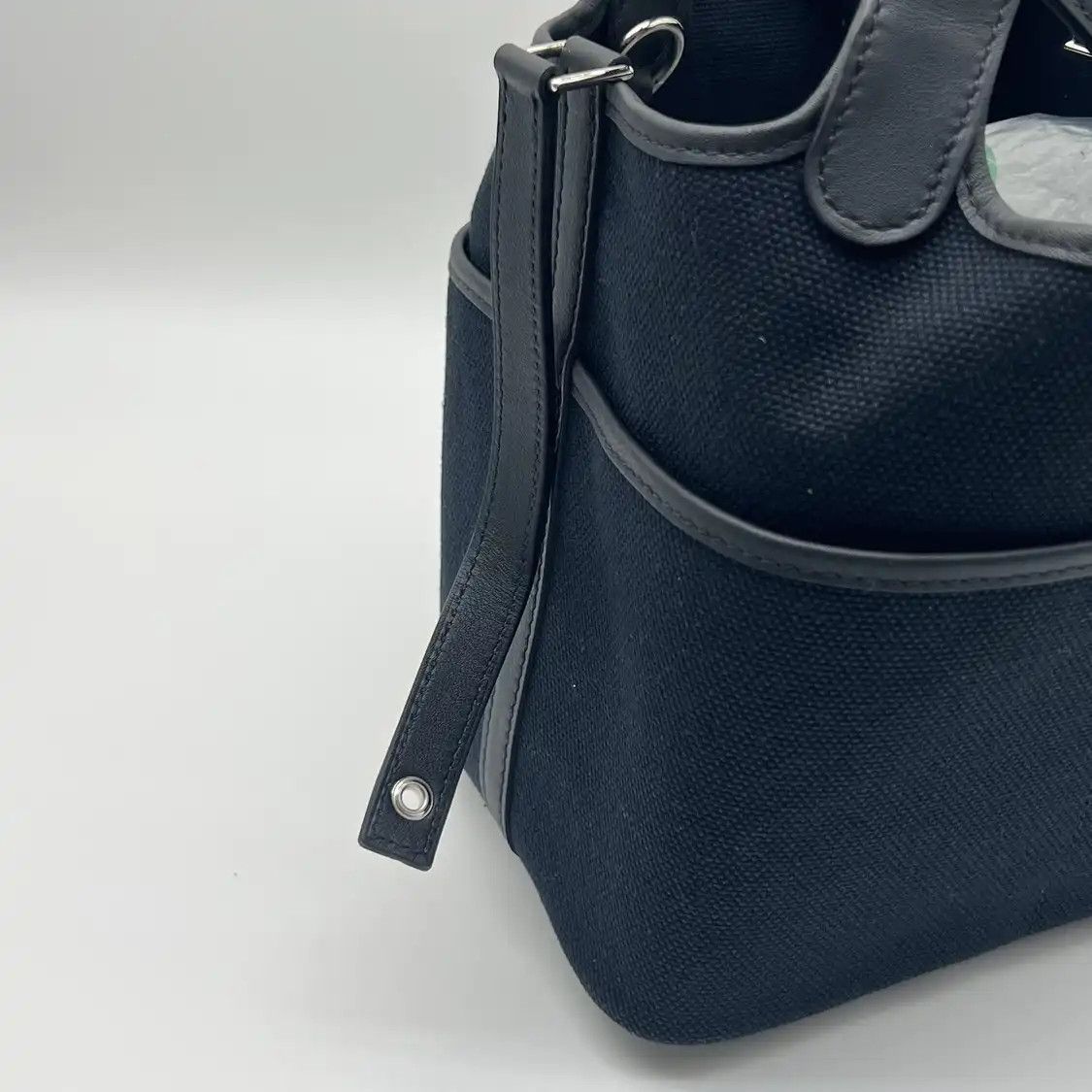 Hermes Hermes Picotin Cargo 18 Midnight Blue canvas picotin handbag silver hardware B Size ONE SIZE - 12 Thumbnail