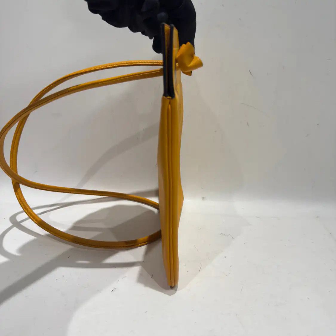 Hermes Hermes Aline mini Jaune Soleil Swift cowhide leather embossed crossbody bag silv Size ONE SIZE - 3 Thumbnail