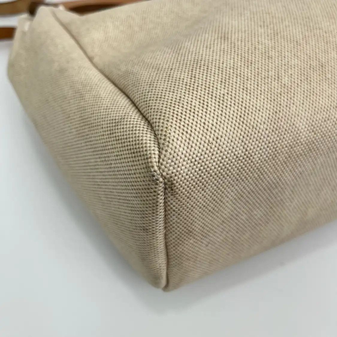 Hermes Hermes Herbag Craie canvas shoulder bag silver hardware Size ONE SIZE - 12 Thumbnail