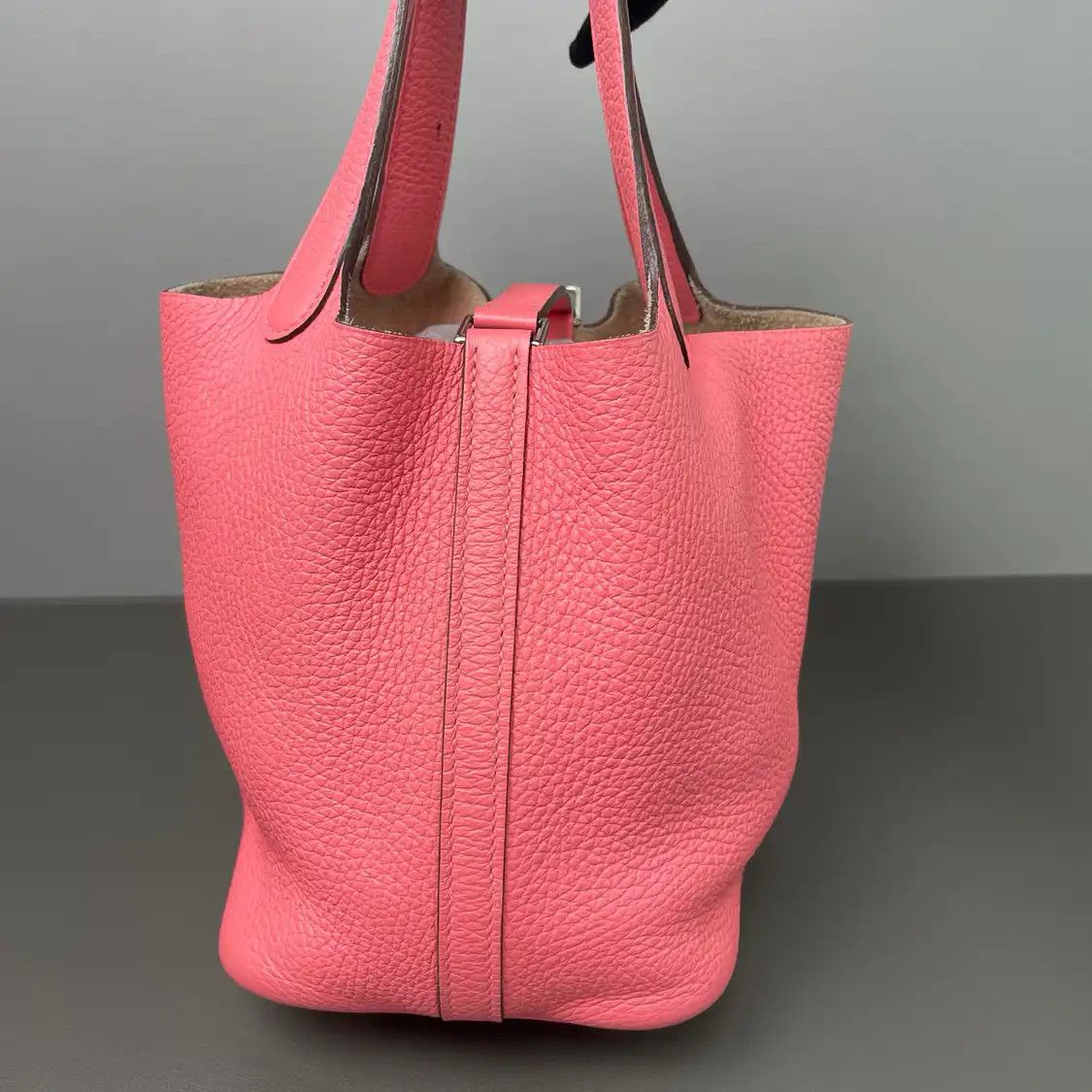 Hermes Hermes Picotin Lock 18 color-block Clemence cowhide leather picotin shoulder bag Size ONE SIZE - 2 Thumbnail