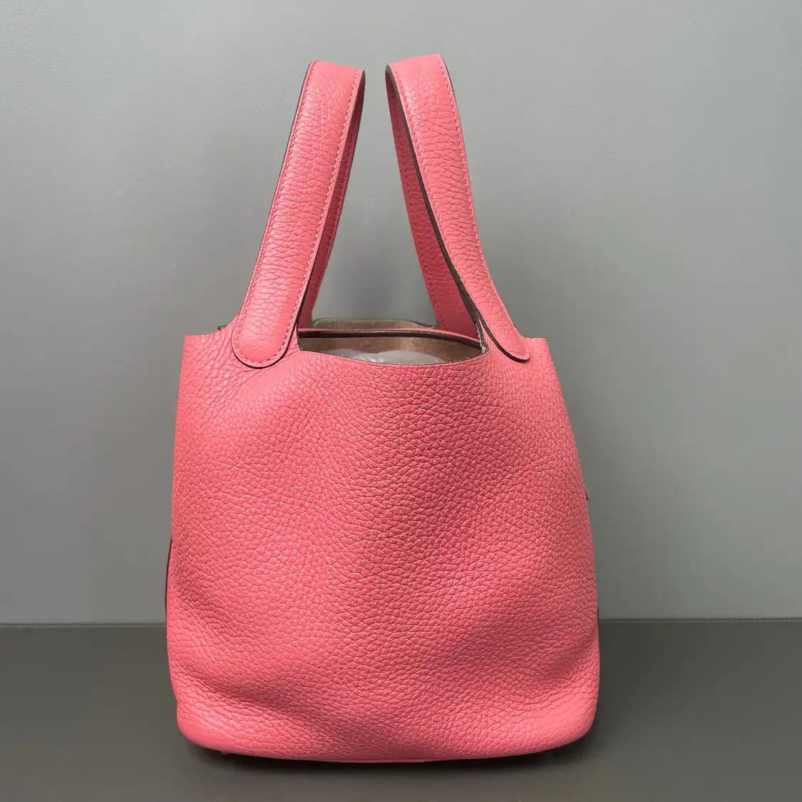 Hermes Hermes Picotin Lock 18 color-block Clemence cowhide leather picotin shoulder bag Size ONE SIZE - 4 Thumbnail