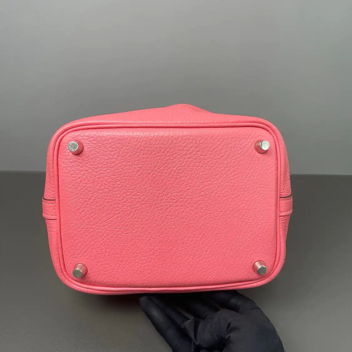 Hermes Hermes Picotin Lock 18 color-block Clemence cowhide leather picotin shoulder bag Size ONE SIZE - 5 Thumbnail