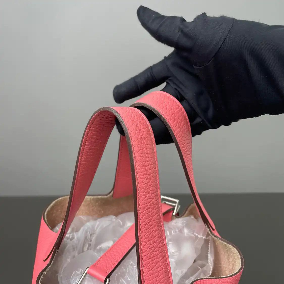 Hermes Hermes Picotin Lock 18 color-block Clemence cowhide leather picotin shoulder bag Size ONE SIZE - 7 Thumbnail