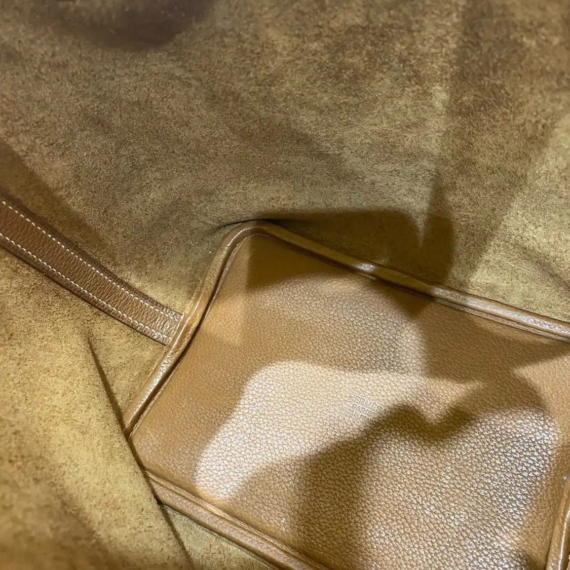 Hermes Hermes Picotin Lock 18 Gold Brown Barenia saddle leather picotin handbag gold ha Size ONE SIZE - 6 Thumbnail