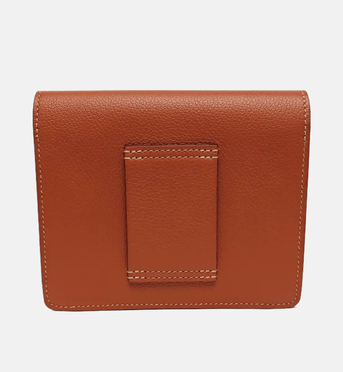 Hermes Hermes Roulis brick red Evercolor cowhide leather clutch gold hardware Z sub-poc Size ONE SIZE - 5 Thumbnail